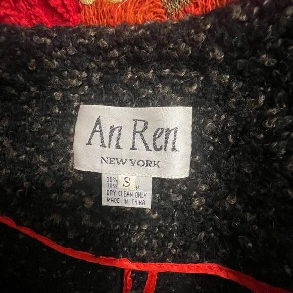 AN REN NEW YORK Multicolor Wool Knit Coat 🖼️ - Picture 11 of 11